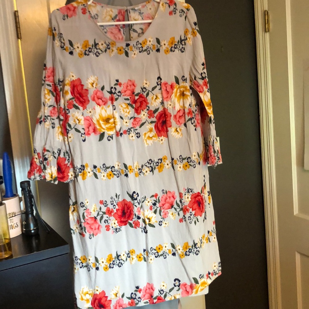 Flowery long dress
